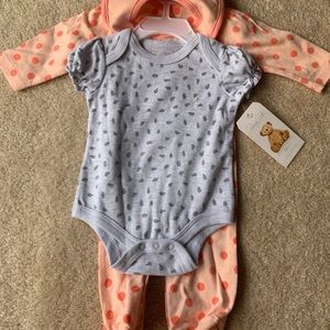 0 to 3 months old baby clothe set